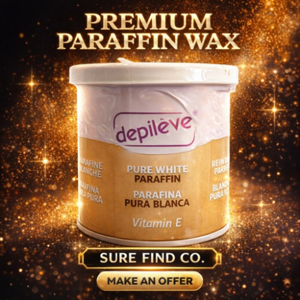 Depileve Pure White Paraffin  Wax For Hands & Feet  14.1 oz/ 400g  NEW Sealed